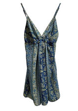 MiniVestido Vintage Oscar de la Renta Império Boho Cintura Sexy Babydoll Slip Tamanho Pequeno comprar usado  Enviando para Brazil