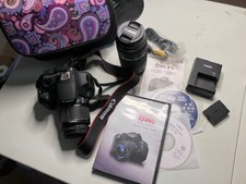 Kit de Câmera Canon EOS Rebel T5 - Preto - com Bolsa de Ombro, Lente de Zoom comprar usado  Enviando para Brazil