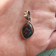 Pendentif opale boulder d'occasion  Douarnenez