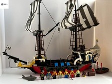 Lego Pirates navio de batalha pirata {reedição de corredor de barba vermelha} 6290 usado com manual comprar usado  Enviando para Brazil