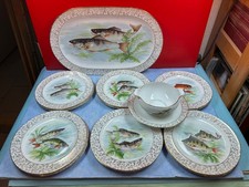 Service poisson porcelaine d'occasion  Saint-Julien-de-Vouvantes