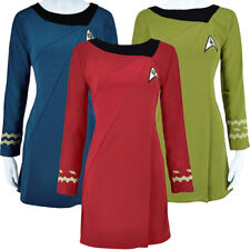 Fantasia Cosplay TOS Uniformes Femininos The Original Series Azul Dourado Vermelho comprar usado  Enviando para Brazil