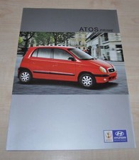 Folheto de vendas Hyundai Atos Prime 2002 Prospekt CH comprar usado  Enviando para Brazil