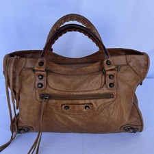 Bolsa Balenciaga City média | marrom pele de cordeiro desgastada | Classic Y2K It Bag comprar usado  Enviando para Brazil