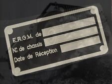 Plaque plaquette label d'occasion  Saint-Macaire