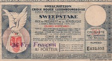 Loterie luxembourg 1934 d'occasion  Dinan