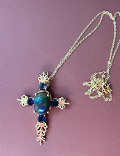 gold gemstone blue necklace for sale gold gemstone blue necklace for sale Saint George