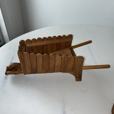 Wood wheelbarrow planter for sale  Philadelphia