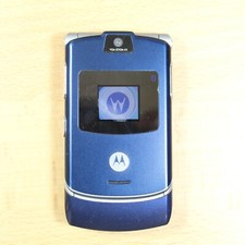Usado, Celular Vintage Motorola RAZR V3 AT&T Azul Para Peças Não Testadas #119 comprar usado  Enviando para Brazil