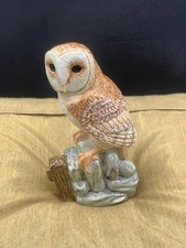 Coruja cerâmica vintage Beswick pintada à mão - com adesivo original - 13cm de altura comprar usado  Enviando para Brazil