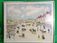 Lithographie vue parisienne d'occasion  Le Teil