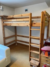 Hochbett massiv kiefer gebraucht kaufen  Berlin