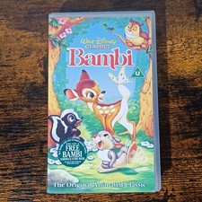 Bambi vhs cassette for sale  ANDOVER