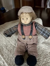 Boneca menino 9” vintage 1980 corpo macio importado roupas feitas à mão, usado comprar usado  Enviando para Brazil