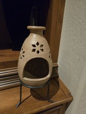 Clay chiminea candleholder for sale  Goodyear