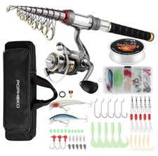 Kit de pesca vara telescópica Popheko comprar usado  Enviando para Brazil