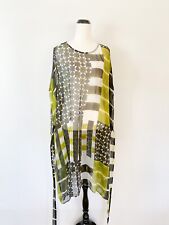 Usado, Vestido túnica NICOLA WAITE de seda musselina tamanho grande com cinto novo sem etiquetas / P / ajuste até o tamanho 14 comprar usado  Enviando para Brazil