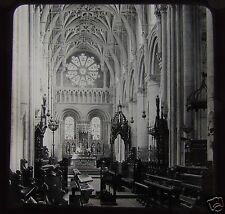 Usado, Lanterna mágica de vidro corrediça A CADEIRA IGREJA DE CRISTO CATEDRAL OXFORD C1890 INGLATERRA comprar usado  Enviando para Brazil