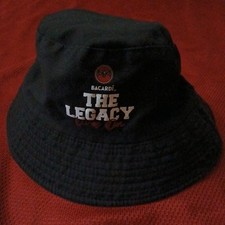 Chapéu balde promocional Bacardi The Legacy Lives On preto todos os tamanhos comprar usado  Enviando para Brazil