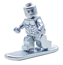 Silver surfer minifigure for sale  HOCKLEY