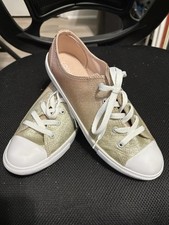 Novo Tênis Converse All-Star Dourado e Rosa Dourado Glitter Tamanho 9.5 comprar usado  Enviando para Brazil