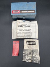 Kit redutor de velocidade vintage Sears Craftsman Crown logotipo broca 9_25654 comprar usado  Enviando para Brazil