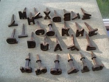Vintage embossing letter for sale  WIGSTON