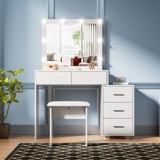 White dressing table for sale  LEICESTER