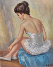 Tableau signé genta d'occasion  Toulouse-