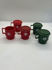 Usado, Copos e tampas Tupperware de Natal 1312-9 1313-5 comprar usado  Enviando para Brazil