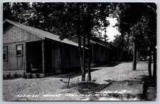 Walhalla Michigan~Caixa de areia infantil?~Cabanas de alugue rústicas na floresta~RPPC 1959 comprar usado  Enviando para Brazil