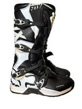 Botas masculinas Fox Racing Comp 5 motocross ATV bicicleta sujeira tamanho EUA 12 / UE 46.5 brancas comprar usado  Enviando para Brazil