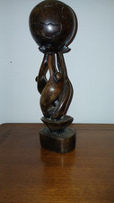 Sculpture bois african d'occasion  Bardos