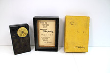 RÁDIO TRANSISTOR ANTIGO VINTAGE ANOS 50 REGÊNCIA TR-1 1ª GERAÇÃO NA CAIXA + EXTRA comprar usado  Enviando para Brazil
