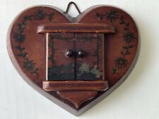 framed wood shape heart for sale  Mission