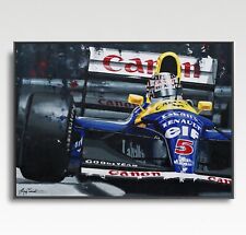 Nigel mansell print for sale  GILLINGHAM