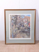 Vintage hunting scene for sale  CAMBRIDGE