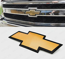 Usado, Emblema de gravata borboleta frontal ouro preto 2007-13 Silverado 1500 e 2007-2010 2500HD 3500HD comprar usado  Enviando para Brazil
