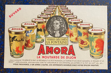Buvard publicitaire moutarde d'occasion Buvard publicitaire moutarde d'occasion  Descartes