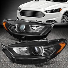 13-16 Ford Fusion Fábrica Estilo Projetor Farol Cabeça Lâmpadas Preto/âmbar comprar usado  Enviando para Brazil