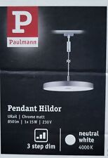 Led pendelleuchte paulmann gebraucht kaufen  Idar-Oberstein