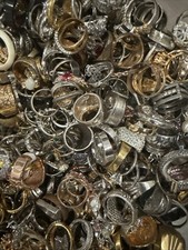 Lote misto de anel de 1 lb – bijuterias vintage a granel para artesanato ou revenda comprar usado  Enviando para Brazil