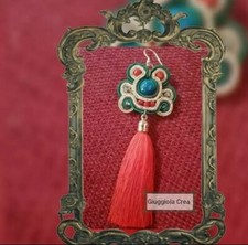 Orecchini soutache oro usato  Ragalna