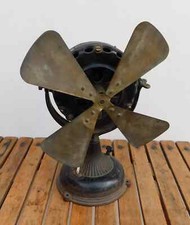 VELHO VENTILADOR DE PANQUECA ELÉTRICO GERAL 1901, PARA RESTAURAÇÃO, GAIOLA FALTANDO, NÃO TESTADO comprar usado  Enviando para Brazil