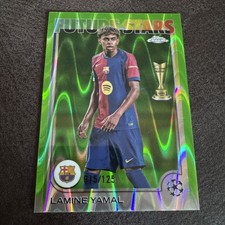 2024-25 TOPPS Chrome UCC - Lamine Yamal /125 Future Stars Grün Lava comprar usado  Enviando para Brazil