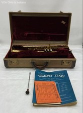 Trompete gravado vintage King Liberty 314178 com estojo original, usado comprar usado  Enviando para Brazil
