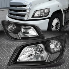 Par de Faróis LH+RH Preto Transparente Conjunto de Faróis Substituição para 06-19 Hino comprar usado  Enviando para Brazil