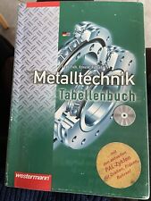 Tabellenbuch metalltechnik wes gebraucht kaufen  Hannover