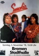 Smokie 1978 plakat gebraucht kaufen  Oberhausen