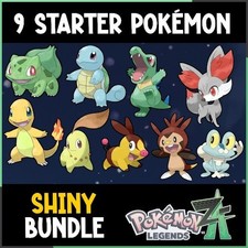 All 9 Starters Shiny Kalos Kanto Z-A Pokemon Bundle Pokémon Legends ZA PLZA comprar usado All 9 Starters Shiny Kalos Kanto Z-A Pokemon Bundle Pokémon Legends ZA PLZA comprar usado  Enviando para Brazil